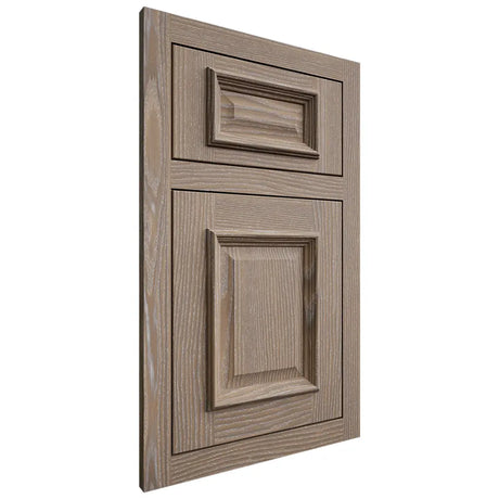Shiloh Cabinetry Flush Inset Montgomery White Oak Plain Cut Almond Door