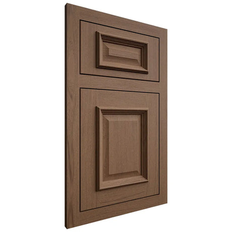 Shiloh Cabinetry Flush Inset Montgomery White Oak Plain Cut Autumn Door