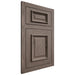 Shiloh Cabinetry Flush Inset Montgomery White Oak Plain Cut Clay Door
