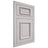 Shiloh Cabinetry Flush Inset Montgomery White Oak Plain Cut Cotton Door