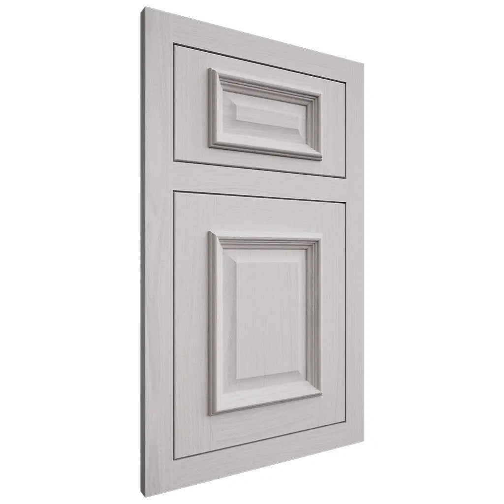 Shiloh Cabinetry Flush Inset Montgomery White Oak Plain Cut Cotton Door