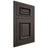 Shiloh Cabinetry Flush Inset Montgomery White Oak Plain Cut Creekside Door