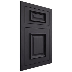 Shiloh Cabinetry Flush Inset Montgomery White Oak Plain Cut Harbor Door