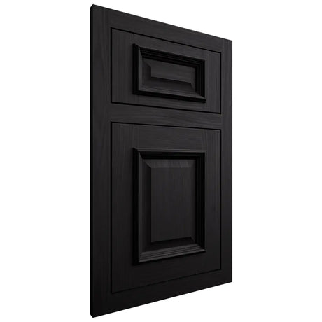 Shiloh Cabinetry Flush Inset Montgomery White Oak Plain Cut Ink Door
