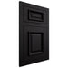 Shiloh Cabinetry Flush Inset Montgomery White Oak Plain Cut Ink Door