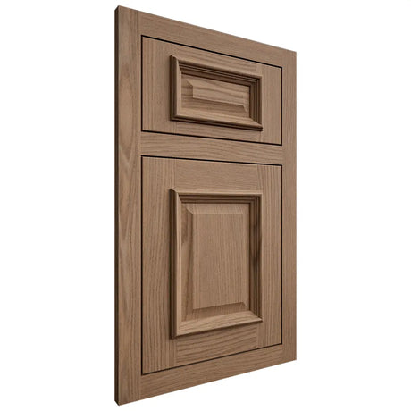 Shiloh Cabinetry Flush Inset Montgomery White Oak Plain Cut Medium Door