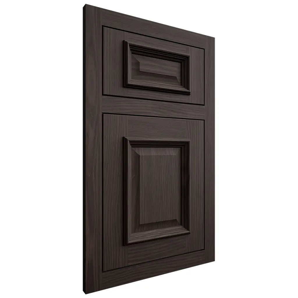 Shiloh Cabinetry Flush Inset Montgomery White Oak Plain Cut Morel Door