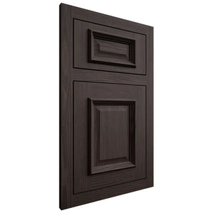 Shiloh Cabinetry Flush Inset Montgomery White Oak Plain Cut Morel Door