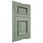 Shiloh Cabinetry Flush Inset Montgomery White Oak Plain Cut Moss Door
