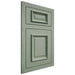 Shiloh Cabinetry Flush Inset Montgomery White Oak Plain Cut Moss Door