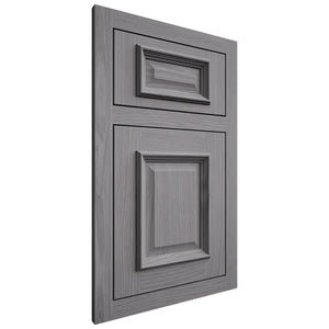 Shiloh Cabinetry Flush Inset Montgomery White Oak Plain Cut Sterling Door