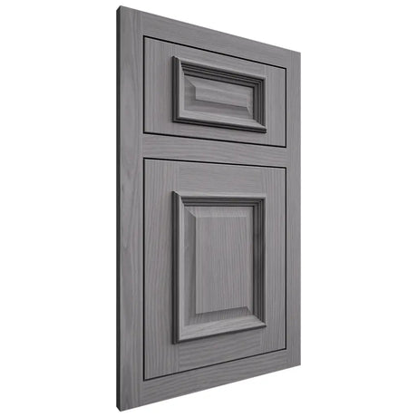 Shiloh Cabinetry Flush Inset Montgomery White Oak Plain Cut Sterling Door