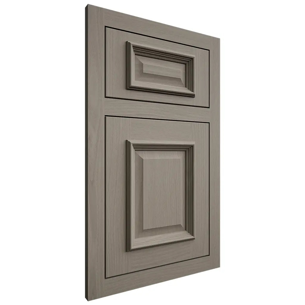 Shiloh Cabinetry Flush Inset Montgomery White Oak Plain Cut Thyme Door