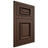 Shiloh Cabinetry Flush Inset Montgomery White Oak Quarter Sawn Braun Door