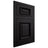 Shiloh Cabinetry Flush Inset Montgomery White Oak Quarter Sawn Ink Door