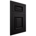 Shiloh Cabinetry Flush Inset Montgomery White Oak Quarter Sawn Ink Door
