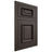 Shiloh Cabinetry Flush Inset Montgomery White Oak Rift Cut Creekside Door