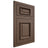 Shiloh Cabinetry Flush Inset Montgomery White Oak Rift Cut Mineral Door