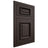 Shiloh Cabinetry Flush Inset Montgomery White Oak Rift Cut Morel Door