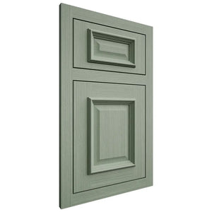 Shiloh Cabinetry Flush Inset Montgomery White Oak Rift Cut Moss Door