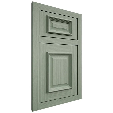 Shiloh Cabinetry Flush Inset Montgomery White Oak Rift Cut Moss Door