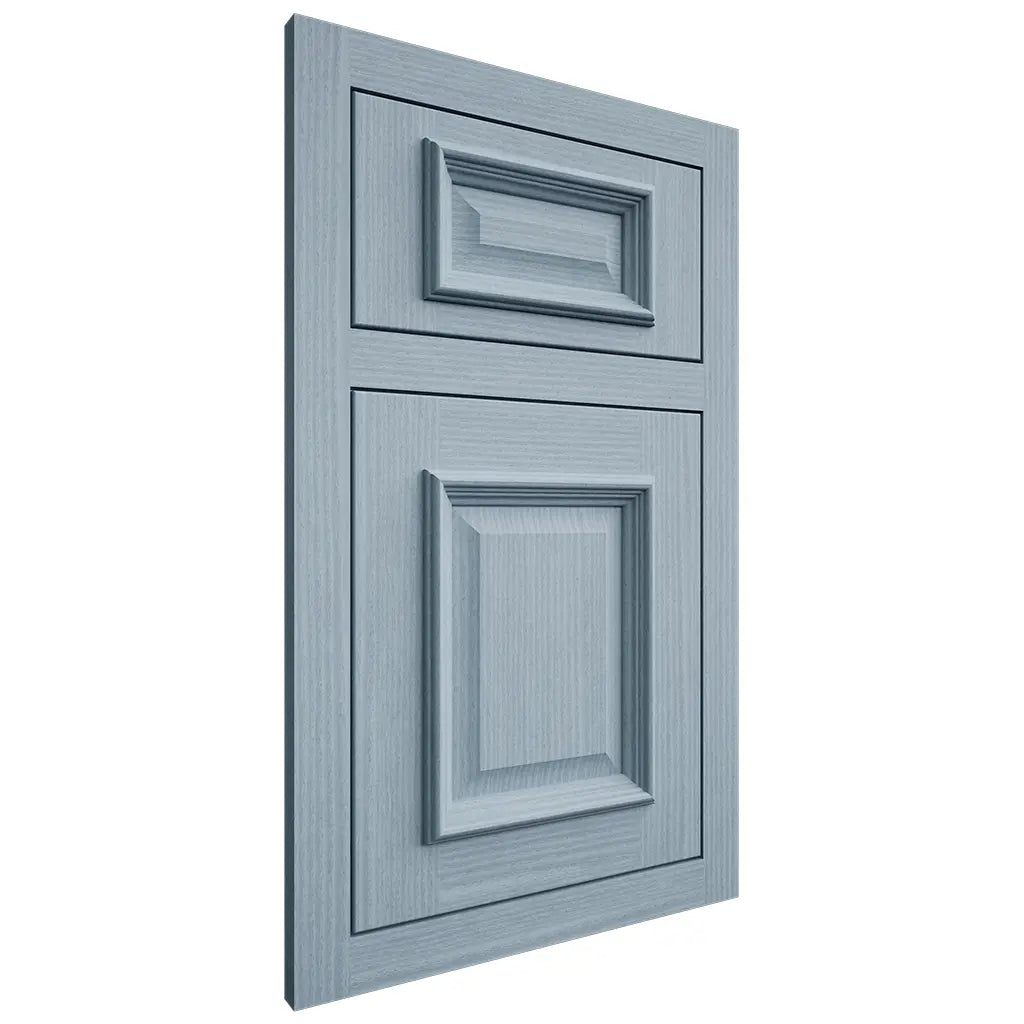 Shiloh Cabinetry Flush Inset Montgomery White Oak Rift Cut Sky Door