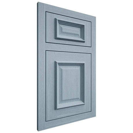 Shiloh Cabinetry Flush Inset Montgomery White Oak Rift Cut Sky Door
