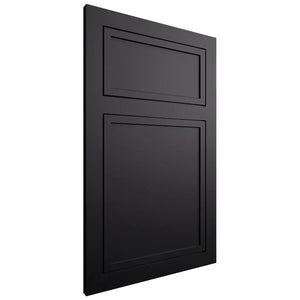 Shiloh Cabinetry Flush Inset Napa Paintable Black Door