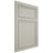 Shiloh Cabinetry Flush Inset Napa Paintable Clary Sage Door
