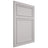 Shiloh Cabinetry Flush Inset Napa Paintable Light French Gray Door
