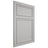 Shiloh Cabinetry Flush Inset Napa Paintable Unusual Gray Door