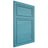 Shiloh Cabinetry Flush Inset Napa Horizontal Alder Plain Cut Aqua Door