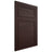 Shiloh Cabinetry Flush Inset Napa Horizontal Alder Plain Cut Bistre Door