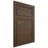 Shiloh Cabinetry Flush Inset Napa Horizontal Alder Plain Cut Caviar Door