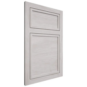 Shiloh Cabinetry Flush Inset Napa Horizontal Alder Plain Cut Cotton Door