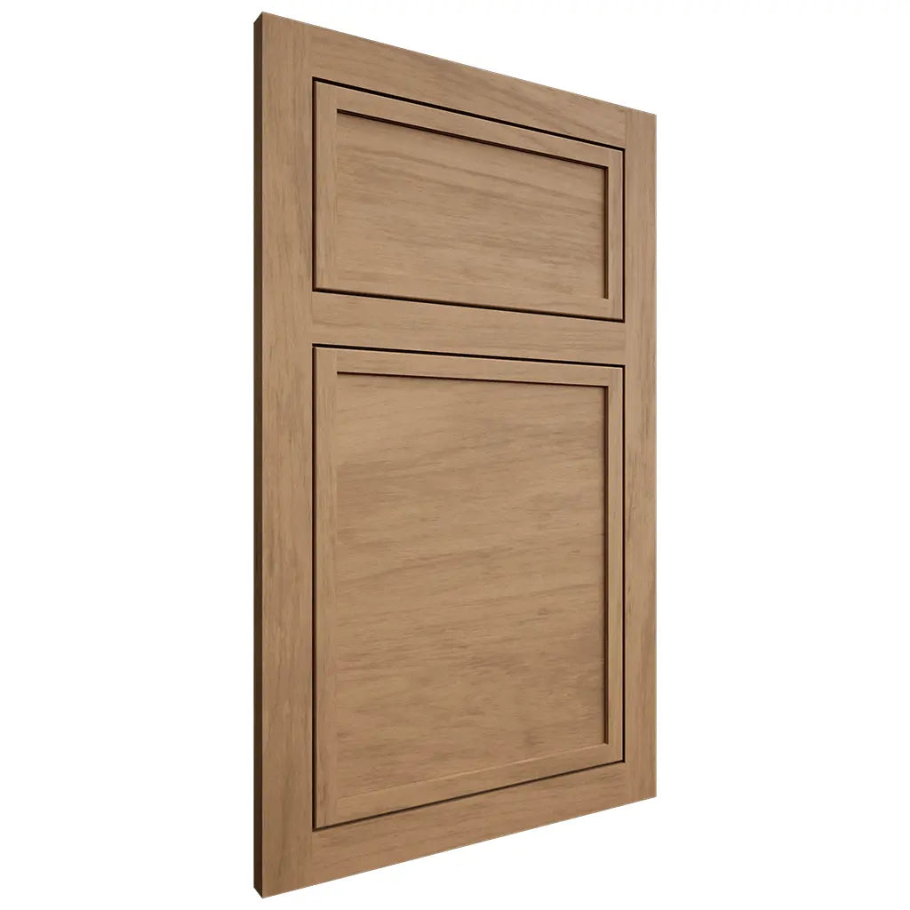 Shiloh Cabinetry Flush Inset Napa Horizontal Alder Plain Cut Dusty Road Door