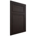 Shiloh Cabinetry Flush Inset Napa Horizontal Alder Plain Cut Espresso Door