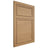 Shiloh Cabinetry Flush Inset Napa Horizontal Alder Plain Cut Natural Door