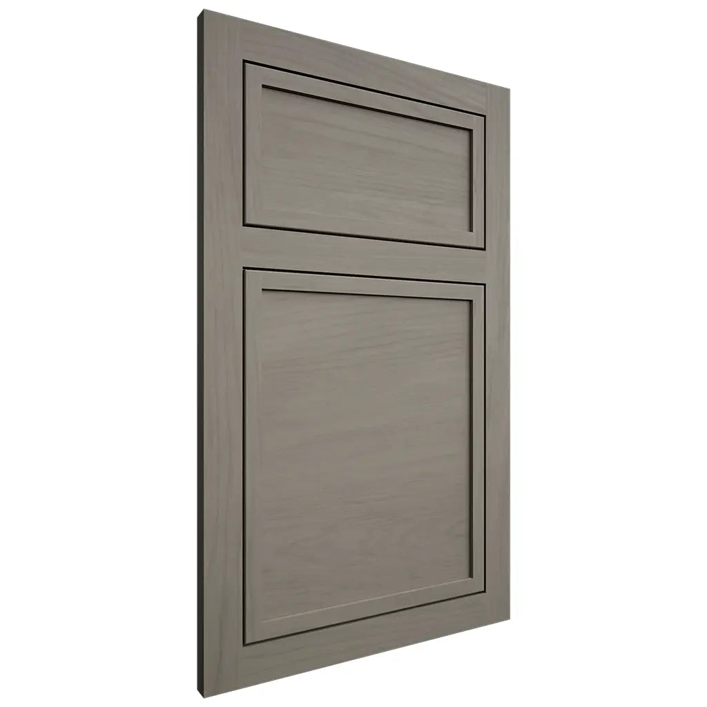 Shiloh Cabinetry Flush Inset Napa Horizontal Alder Plain Cut Thyme Door