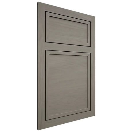 Shiloh Cabinetry Flush Inset Napa Horizontal Alder Plain Cut Thyme Door