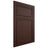 Shiloh Cabinetry Flush Inset Napa Horizontal Alder Plain Cut Umber Door