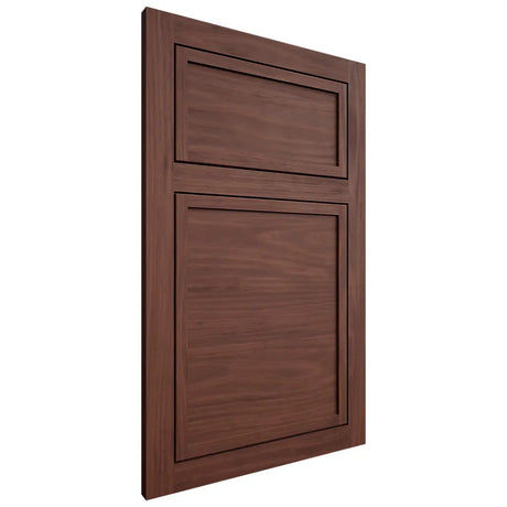 Shiloh Cabinetry Flush Inset Napa Horizontal Cherry Plain Cut Bourbon Door