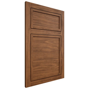 Shiloh Cabinetry Flush Inset Napa Horizontal Cherry Plain Cut Carob Door