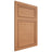 Shiloh Cabinetry Flush Inset Napa Horizontal Cherry Plain Cut Natural Door