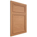 Shiloh Cabinetry Flush Inset Napa Horizontal Cherry Plain Cut Natural Door