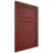 Shiloh Cabinetry Flush Inset Napa Horizontal Cherry Plain Cut Red Door