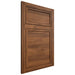 Shiloh Cabinetry Flush Inset Napa Horizontal Hickory Plain Cut Burnt Sugar Door