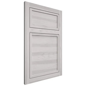 Shiloh Cabinetry Flush Inset Napa Horizontal Hickory Plain Cut Cotton Door