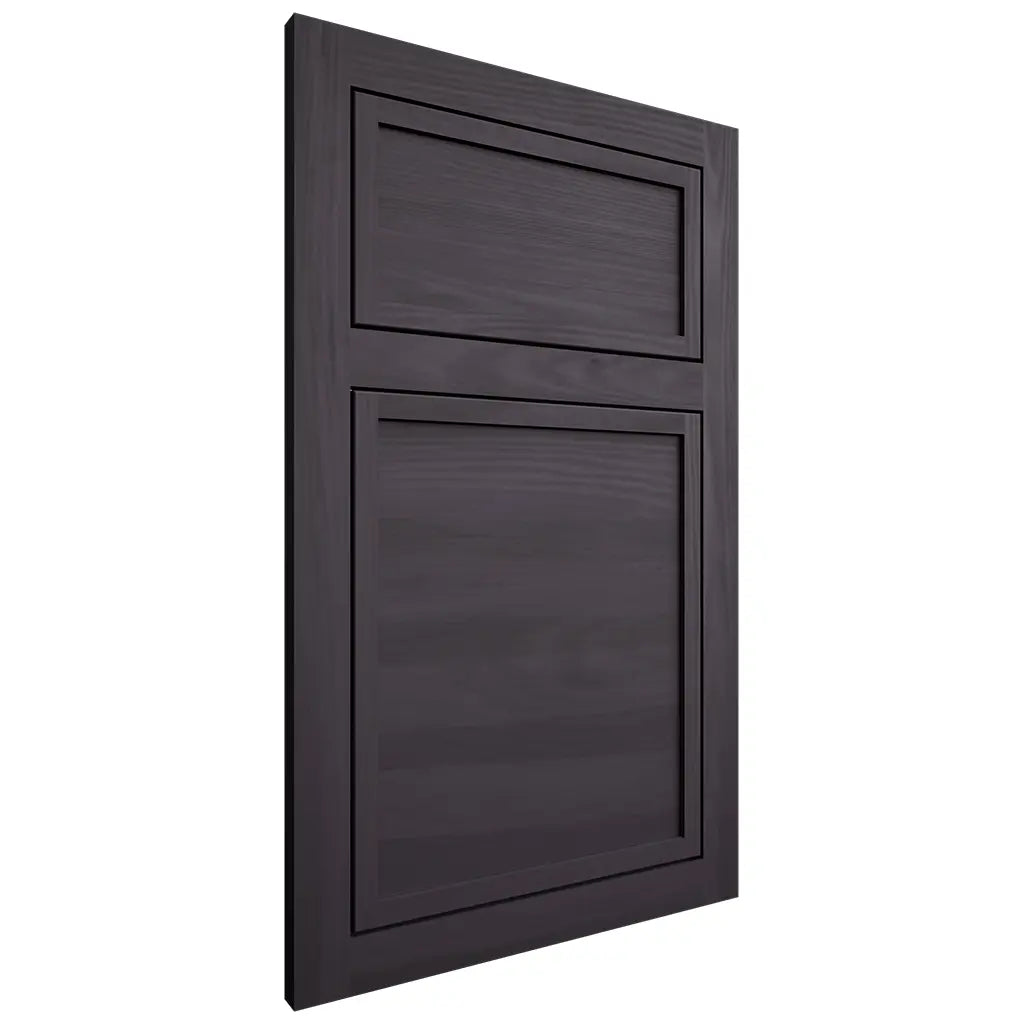 Shiloh Cabinetry Flush Inset Napa Horizontal Hickory Plain Cut Harbor Door