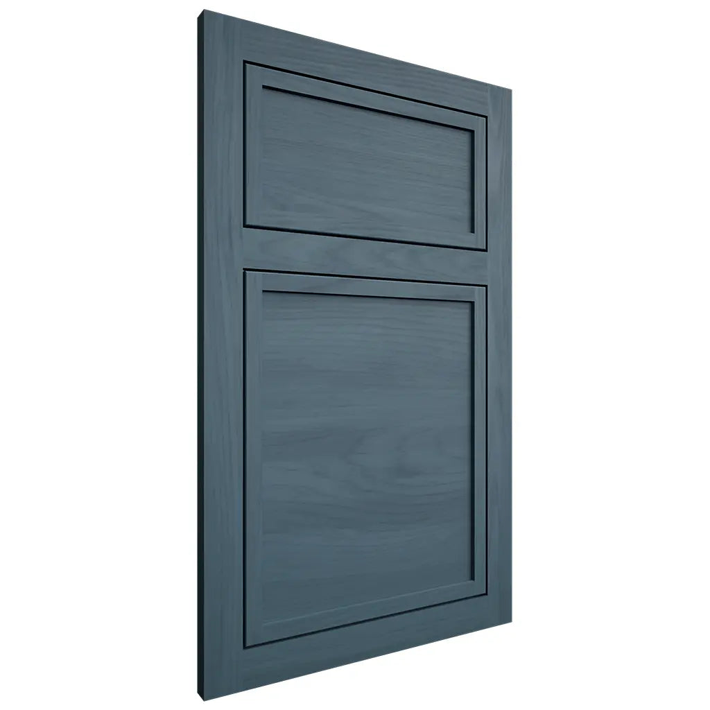 Shiloh Cabinetry Flush Inset Napa Horizontal Hickory Plain Cut Hudson Door